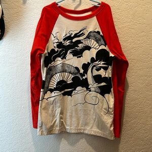 Tea Collection  Long Sleeve Dragon Shirt